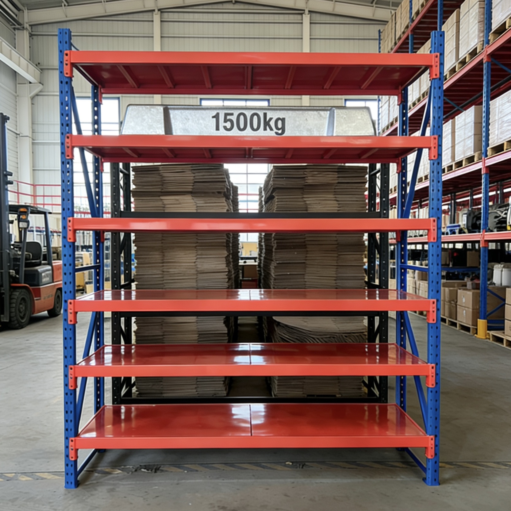 Heavy Duty 5 Boltless Pallet Rack Commercial Grade Steel Storage System High Load Capacity Adjustable Free 3D Design Warehouse