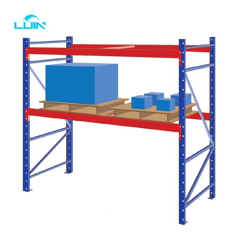 LIJIN Heavy Duty Rack Manufacture Factory 1 Ton Layer Powder Coated Metal Stacking Racks &amp; Shelves Warehouse Storage Rack Shelf