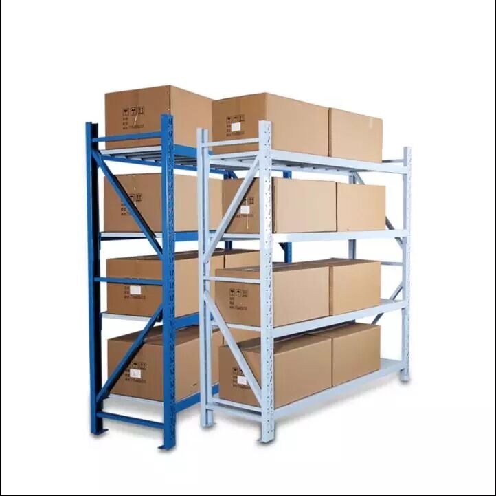 Light Duty Rack Steel Storage Racks Longspan Shelving for Garage and Warehouse Corrosion Protection Metal Shelving