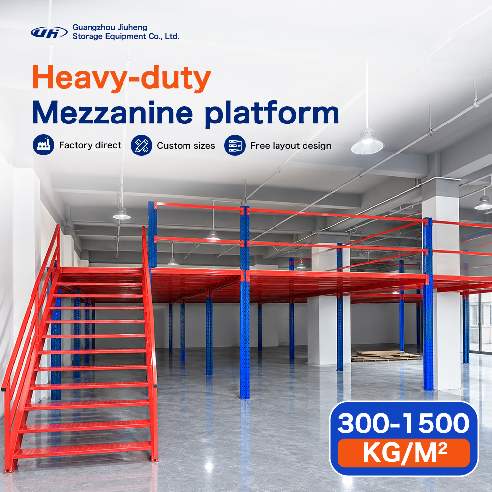 Multi Tier Warehouse Mezzanine Rack Heavy Duty Steel Storage Platform Industrial Shelving Space Saving Customized System