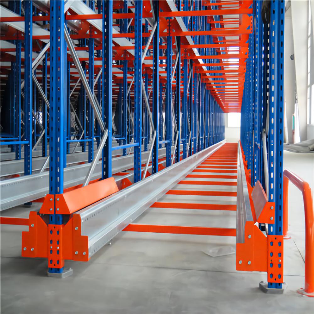 Automated Stackable Metal Shelves Storage Racks & Shelving Units Warehouse Asrs Pallet Shuttle Racking System