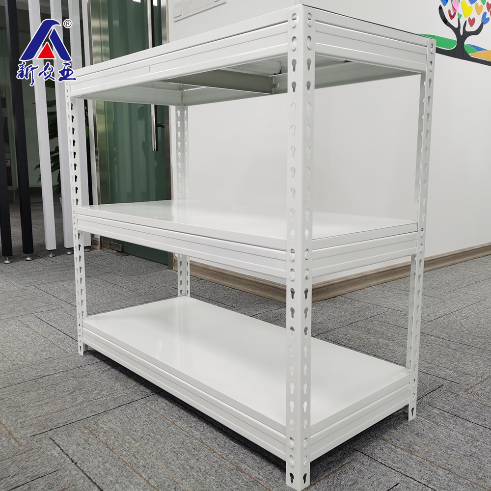 Chinese Warehouse Boltless Medium Duty Small Storage Multi Layer Shelf Rack Unit Supplier Metal Rivet Shelves and Racks