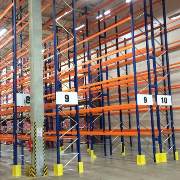 Industrial Adjustable Beam Shelving Heavy Duty Steel Selective Pallet Rack Display Rack Epoxy Coating for 2000/3000/4000Kg