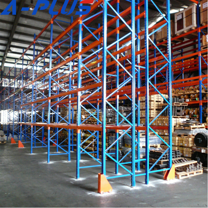 OEM Very Narrow Aisle Metal Storage Rack Steel Warehouse Racking System