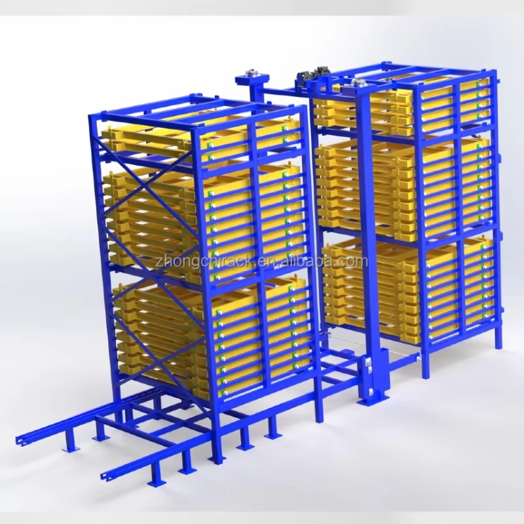 Smart Steel Sheet Storage System Vertical Type Rack for Industrial Warehouse Automation