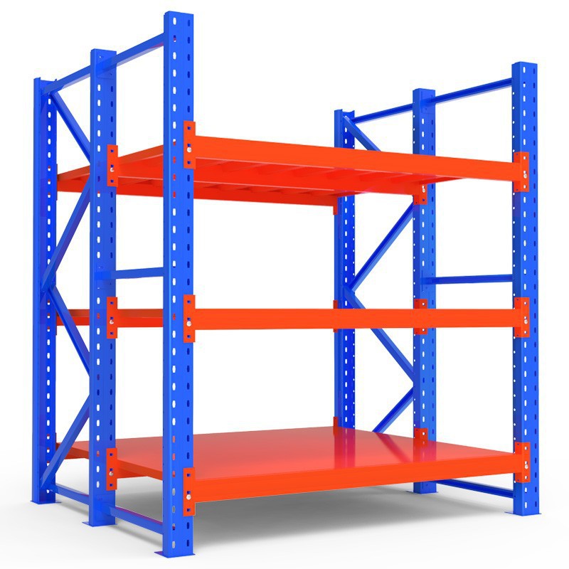 Durable Steel Racking Systems China Factory Adjustable Boltless 5-Layer Anti-Rust Warehouse Stacking Racks Xinanda Supermarkets