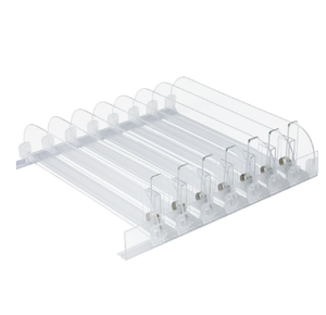 Plastic Hanging for Eco-friendly Durable Beverage Organizer Tray Display Rack Automatic Can Spring-Loaded Pusher System