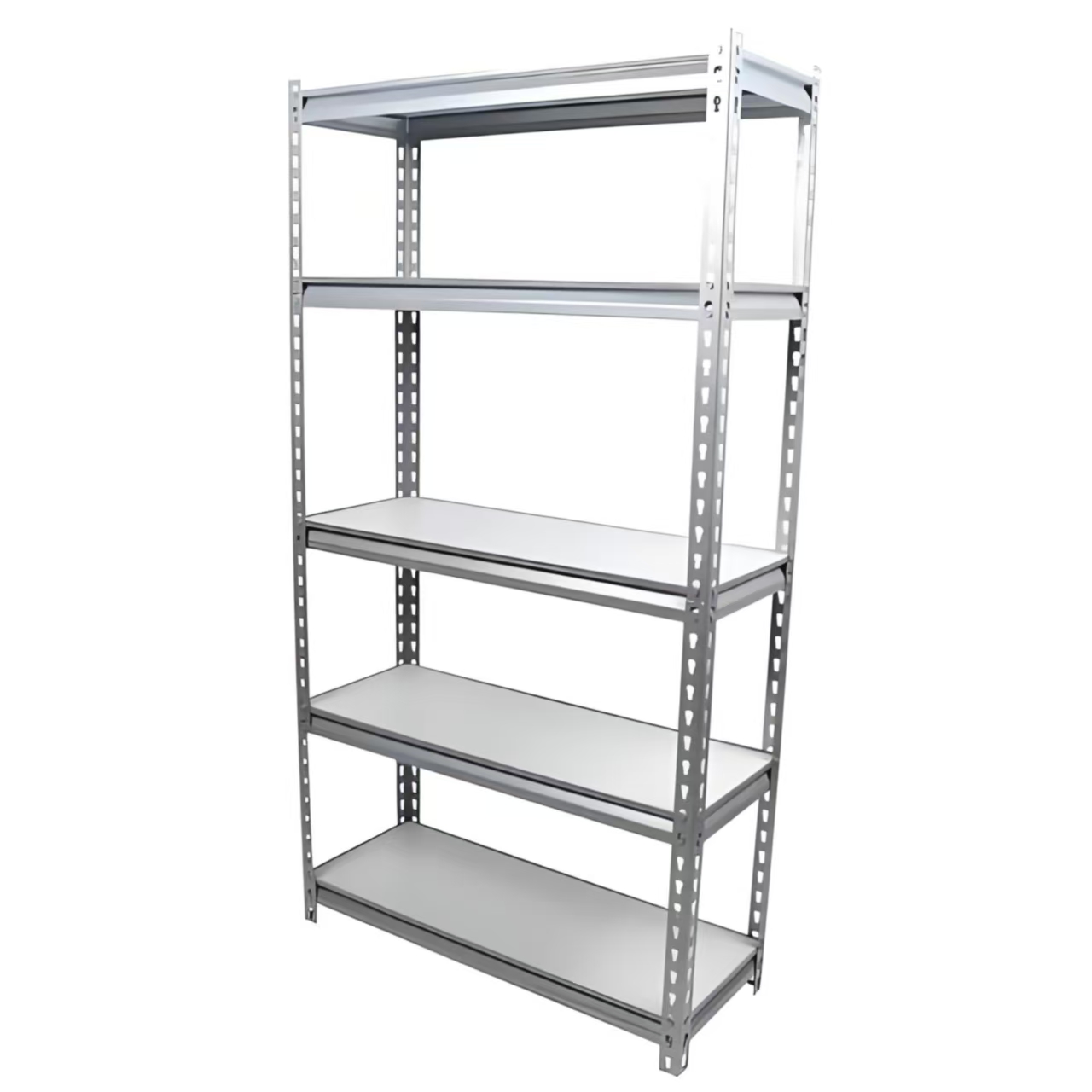 Mracking Popular Adjustable Metal Boltless Shelf Racks Medium Duty Warehouse Storage Rack Units No-Bolt Stacking Shelves