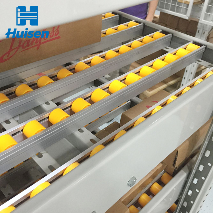 High Density Heavy Duty Steel Durable Corrosion Protection Flow Rack System for Warehouse Storage