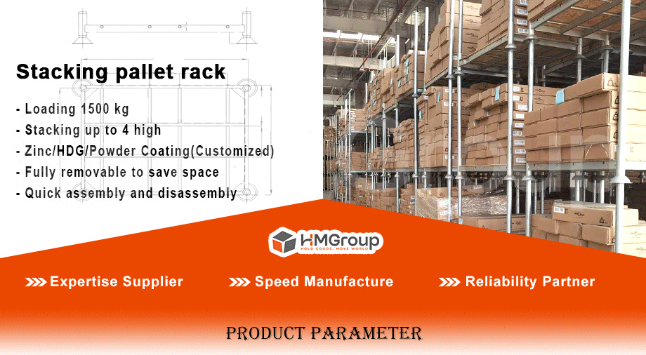 Heavy Duty Industrial Galvanized Metal Steel Storage Stacking Pipe Pallet Stillages Racks