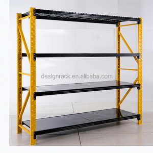 Mobile Wide Span Storage Racks Light Duty Racks for Warehouse Stainless Building Materials Tool Shelf Rack