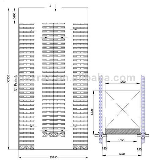 Drive in Pallet Rack Industrial Drive Pallet Racking for Warehouse Storage Steel Automation Equipment-ODM &amp; OEM Available