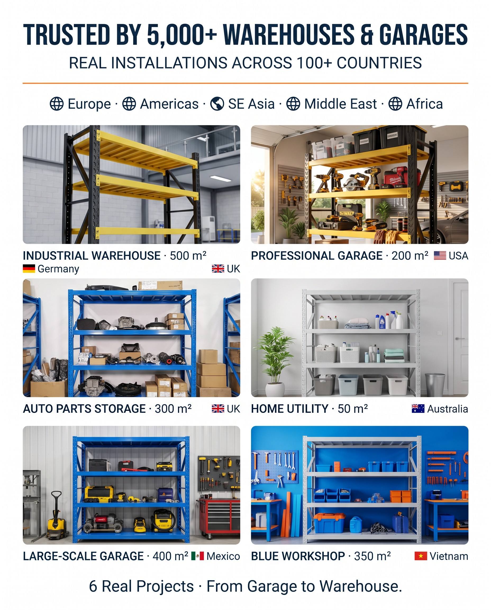 Shelving Light Duty Commercial Storage System