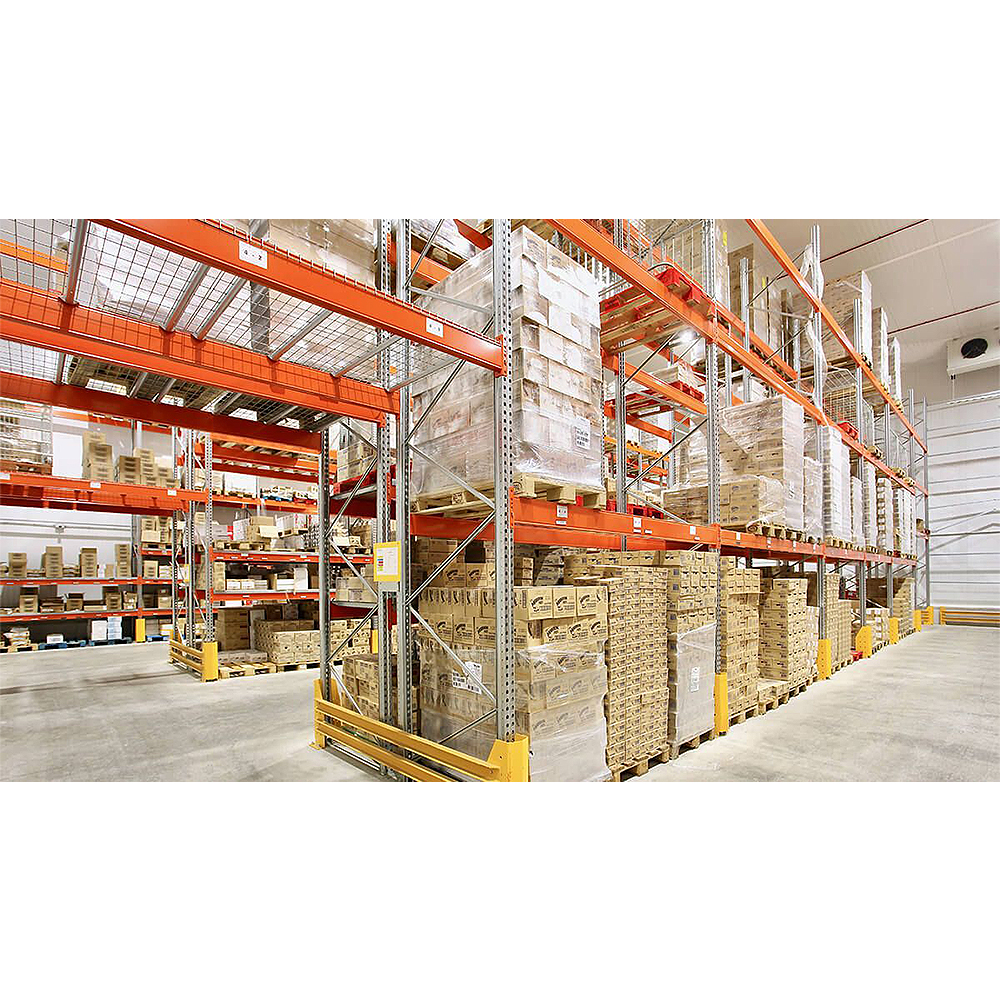 Very Narrow Aisle Storage System Reach Truck Warehouse Solution Space Saving VNA Rack