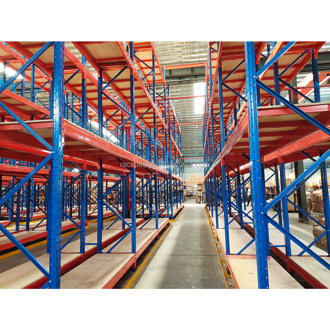 Industrial Pallet Racking Structural Racking System CE Certified Heavy Duty Metal Shelves