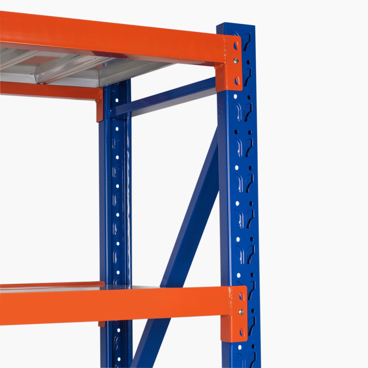 Xinmiao Industrial Light Duty Steel Pallet Racking System Adjustable Layers Electrostatic Powder Coating Corrosion Protection