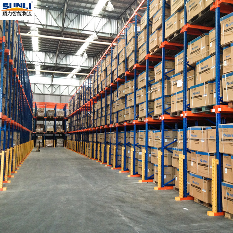 Factory Direct Heavy-Duty Drive-In Selective Steel Racking Warehouse Pallet Stacking Rack Durable Drive-through Storage Shelving