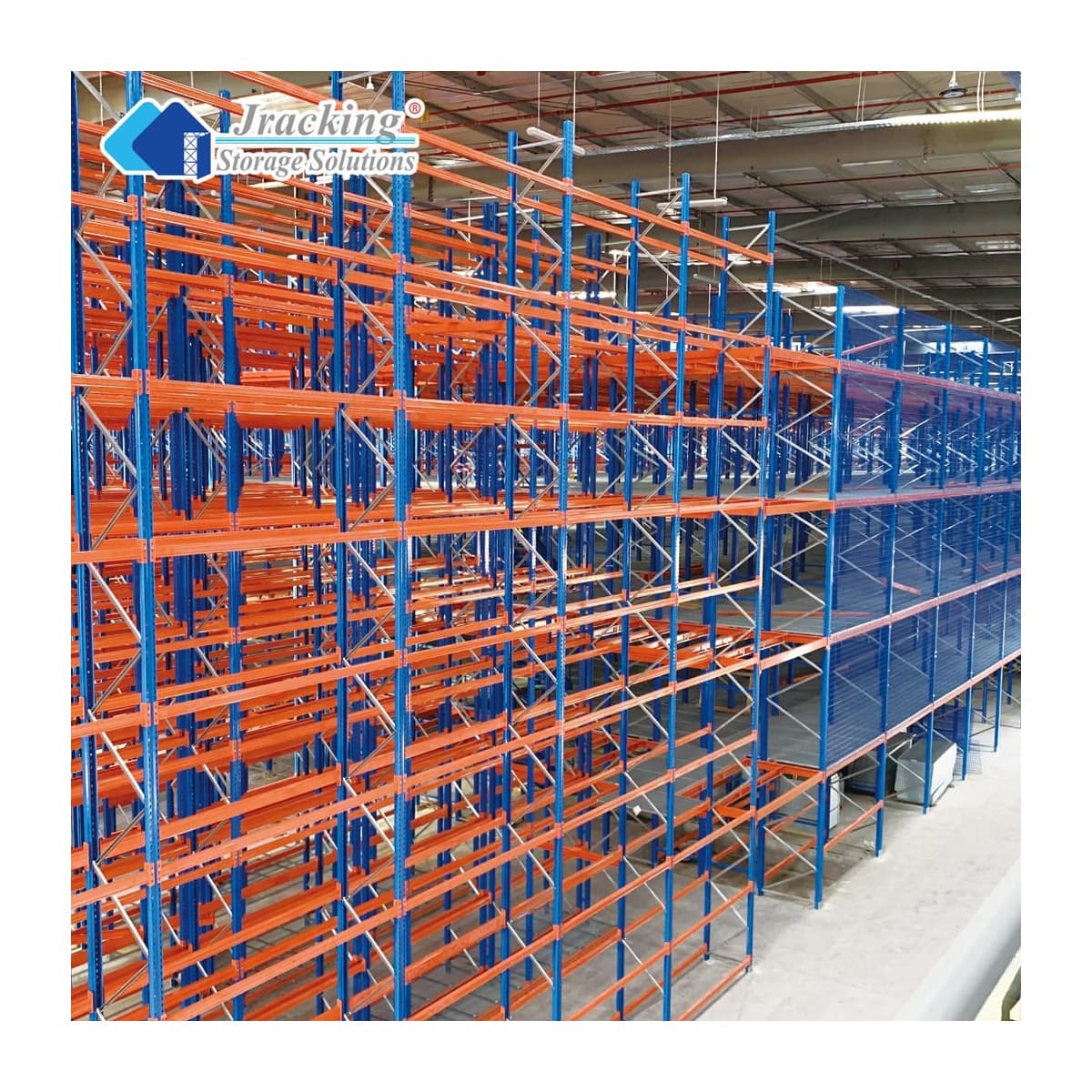Jracking EU Standard Warehouse Storage Racks Custom Heavy-Duty Pallet Racking System for Industrial Warehouse