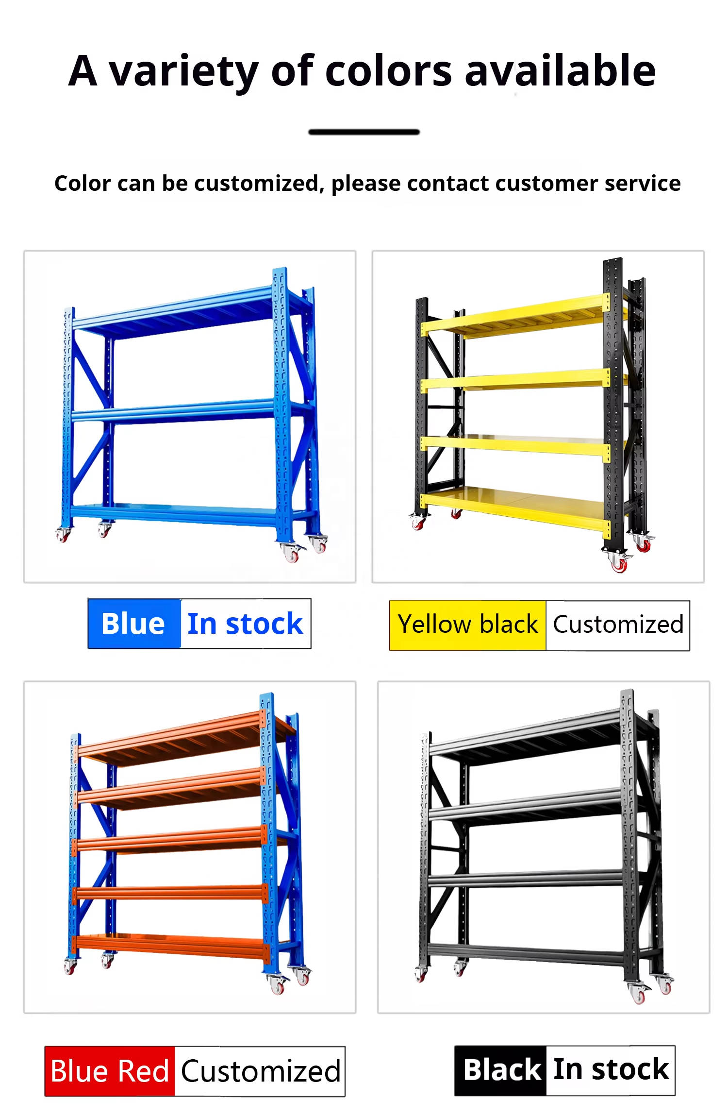 Medium Duty Industrial Workshop Storage Racks New Corrosion-Protected 5-Layer Steel Warehouse Racking Shelves Selective Rack