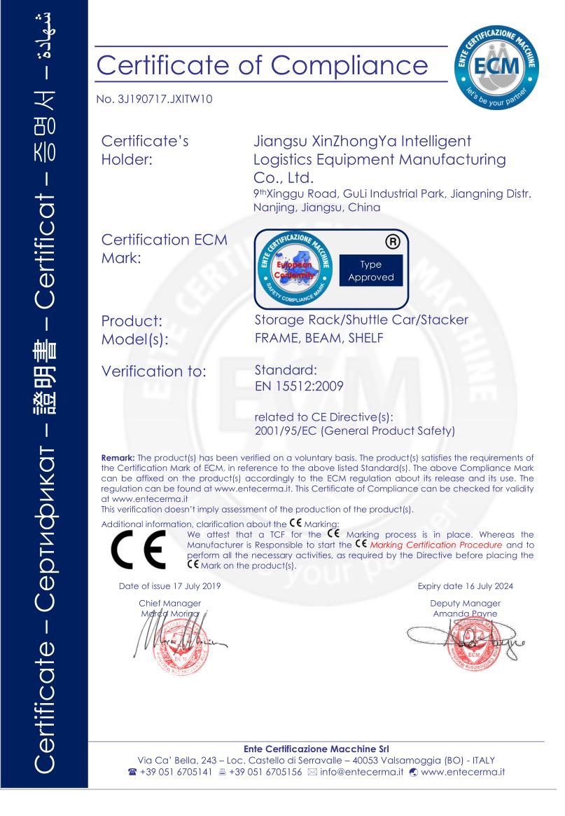 CE Certificate