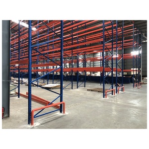 Heavy Duty Cold Inventory Storage Single Deep Wide Aisle Industrial Forlkift Wire Decking Palletized Racking System