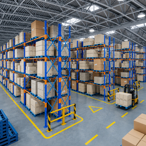 High Density Steel Storage Rack 2000kg Load Maximize Space Selective Pallet Racking