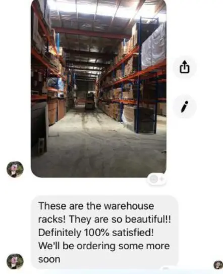 Client project review and on-site warehouse racking installation verification 2