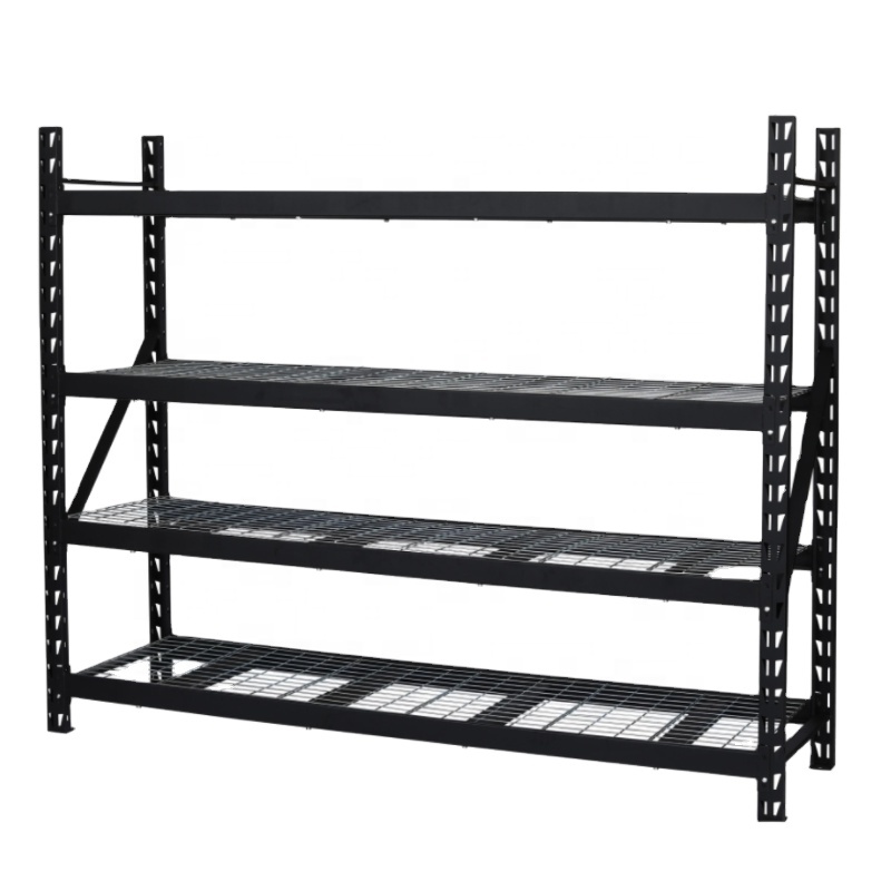 4 Layer Metal Shelves For Warehouse Layer Metal Storage Shelving Unit 800kg Per Shelf