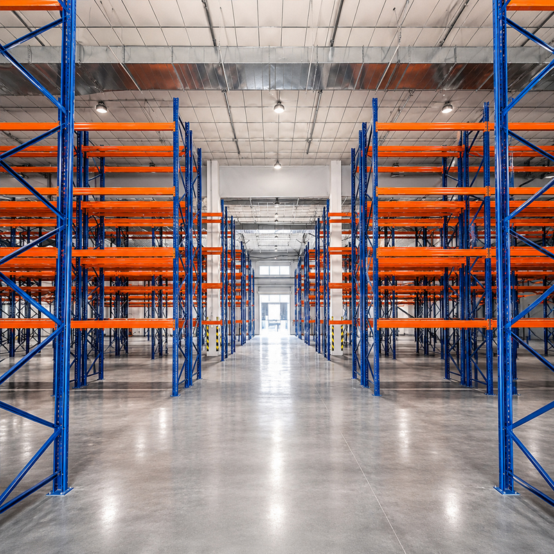 Heavy Duty Pallet Rack 1000KG 2000KG Per Level Metal High Density Free 3D Design Q235B Steel Shelving