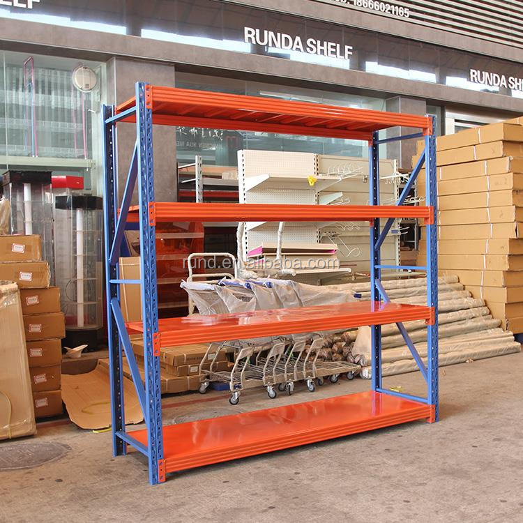 Warehouse Rack System 300kg Metal Iron Storage Holders Stacking Racks &amp; Shelves