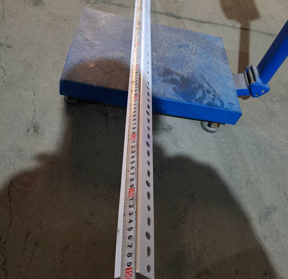 Assemble Slotted Angle Rack Affordable Colored Coating Steel Slotted Angle