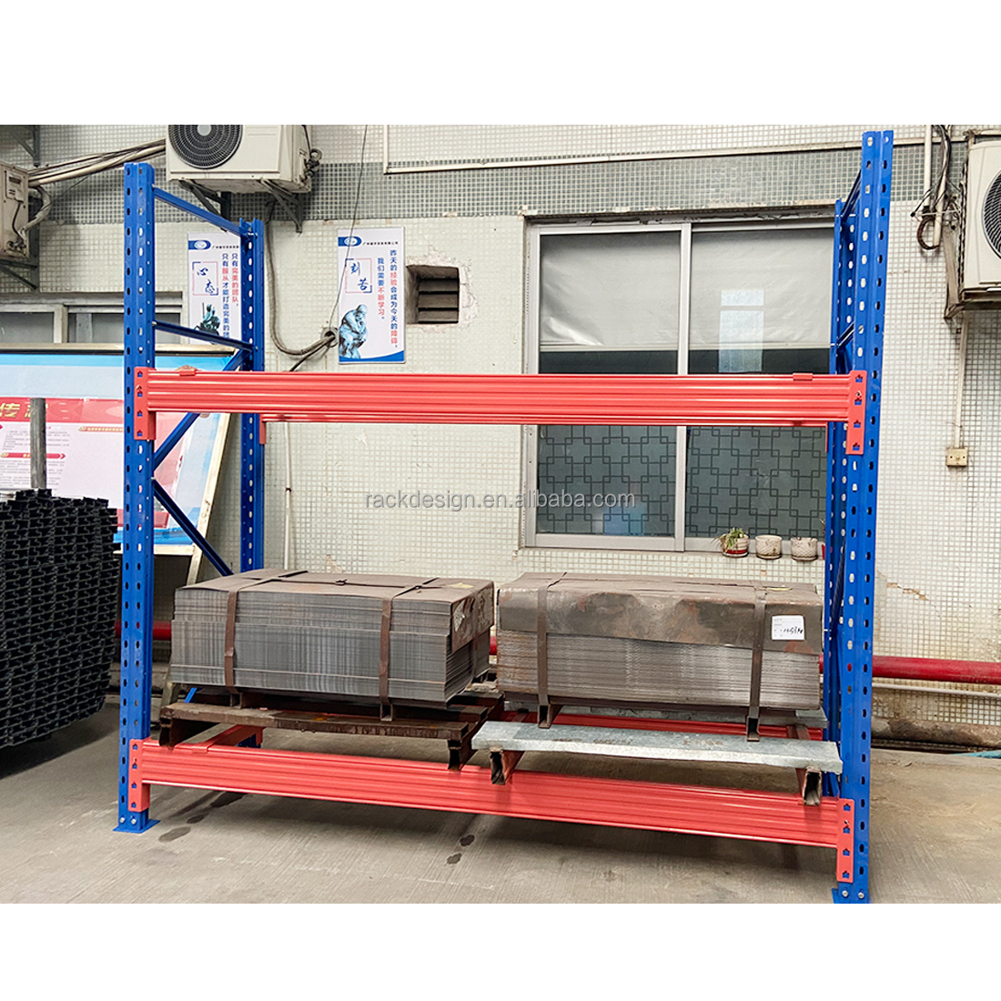Industrial Pallet Racking Structural Racking System CE Certified Heavy Duty Metal Shelves