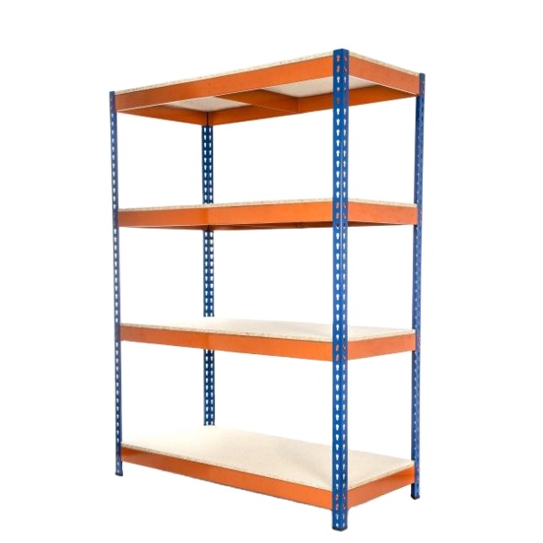 Modern Iron 5-Tier Medium Duty Rack Adjustable Garage Shelving Shelf Storage Units Powder Coated 3-5t Capacity