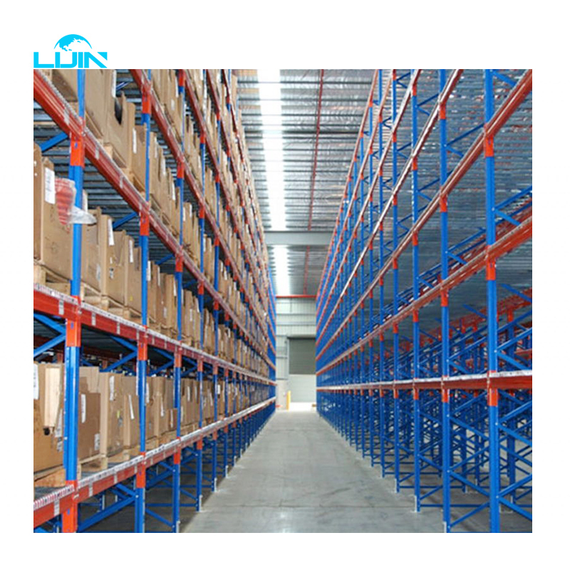 LIJIN Heavy Duty Rack Manufacture Factory 1 Ton Layer Powder Coated Metal Stacking Racks &amp; Shelves Warehouse Storage Rack Shelf