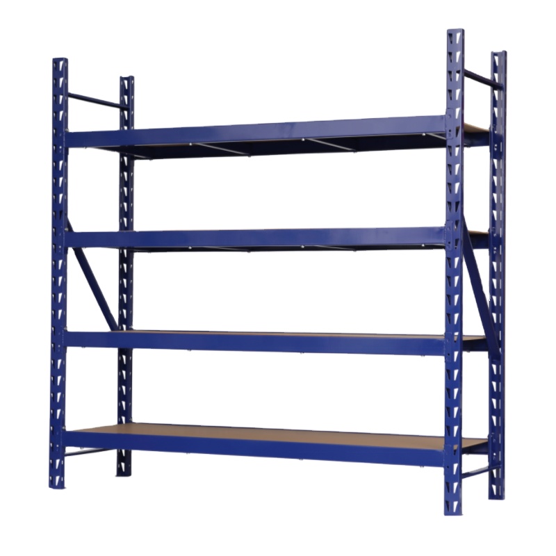 4 Layer Metal Shelves For Warehouse Layer Metal Storage Shelving Unit 800kg Per Shelf
