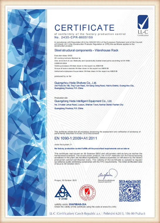 CPR European Safety Standard Verification