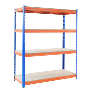 High-Load 5-Layer Steel Corrosion Protection Galvanized Automated Retrieval Adjustable Warehouse Shelves 150kg/layer Snap-In