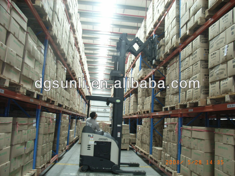 Factory Price Heavy-Duty Adjustable Steel Durable Pallet Rack Warehouse Drive-Through Selective Pallet Stacking Racking Shelf