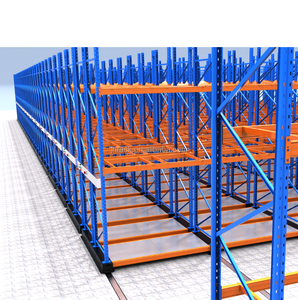 Corrosion-resistant Automatic Electric Mobile Pallet Racking Warehouse Shelves