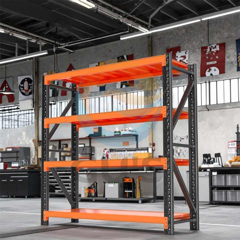 Industrial Storage Warehouse Systems Medium Duty 500kg Per Tier Stack Racks and Shelves for Warehousing &amp; Inventory Management