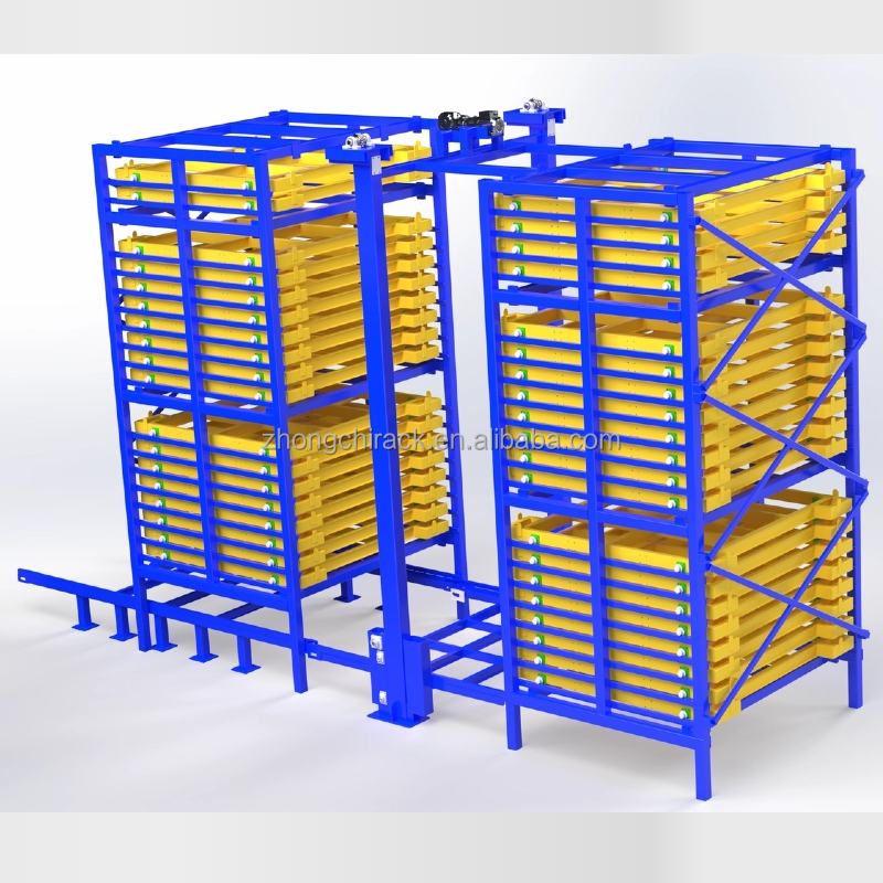Smart Steel Sheet Storage System Vertical Type Rack for Industrial Warehouse Automation