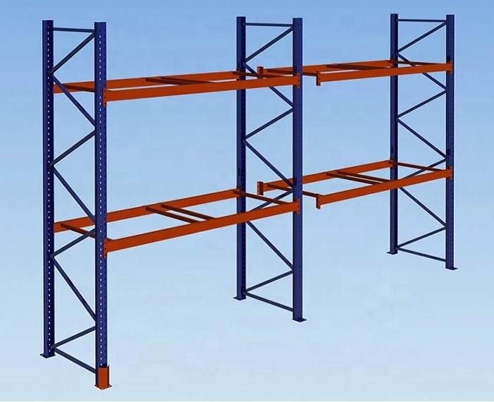 China Factory Heavy Duty Pallet Rack Upright Selective Steel Structure Uprights Steel Rack