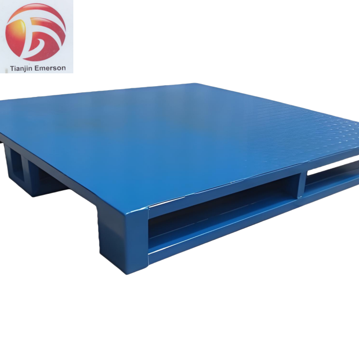 Maximize Efficiency High-grade Steel Construction Galvanized Steel Customized Pallet Iron-Steel-Pallet For Storage