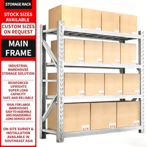 Adjustable Cold Rolled Steel Epoxy Powder Coated Industrial Warehouse Rack