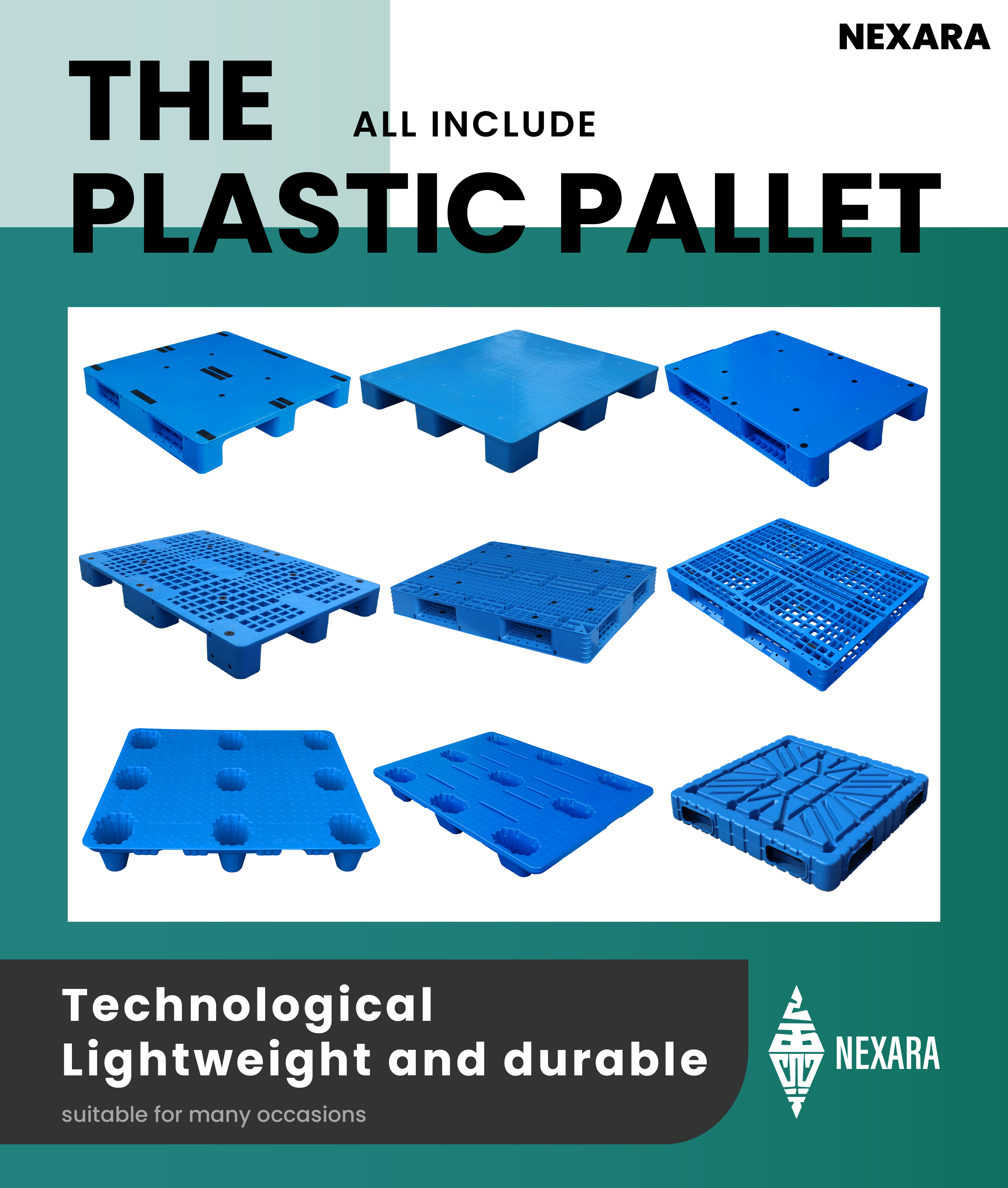 Plastic pallet structural details