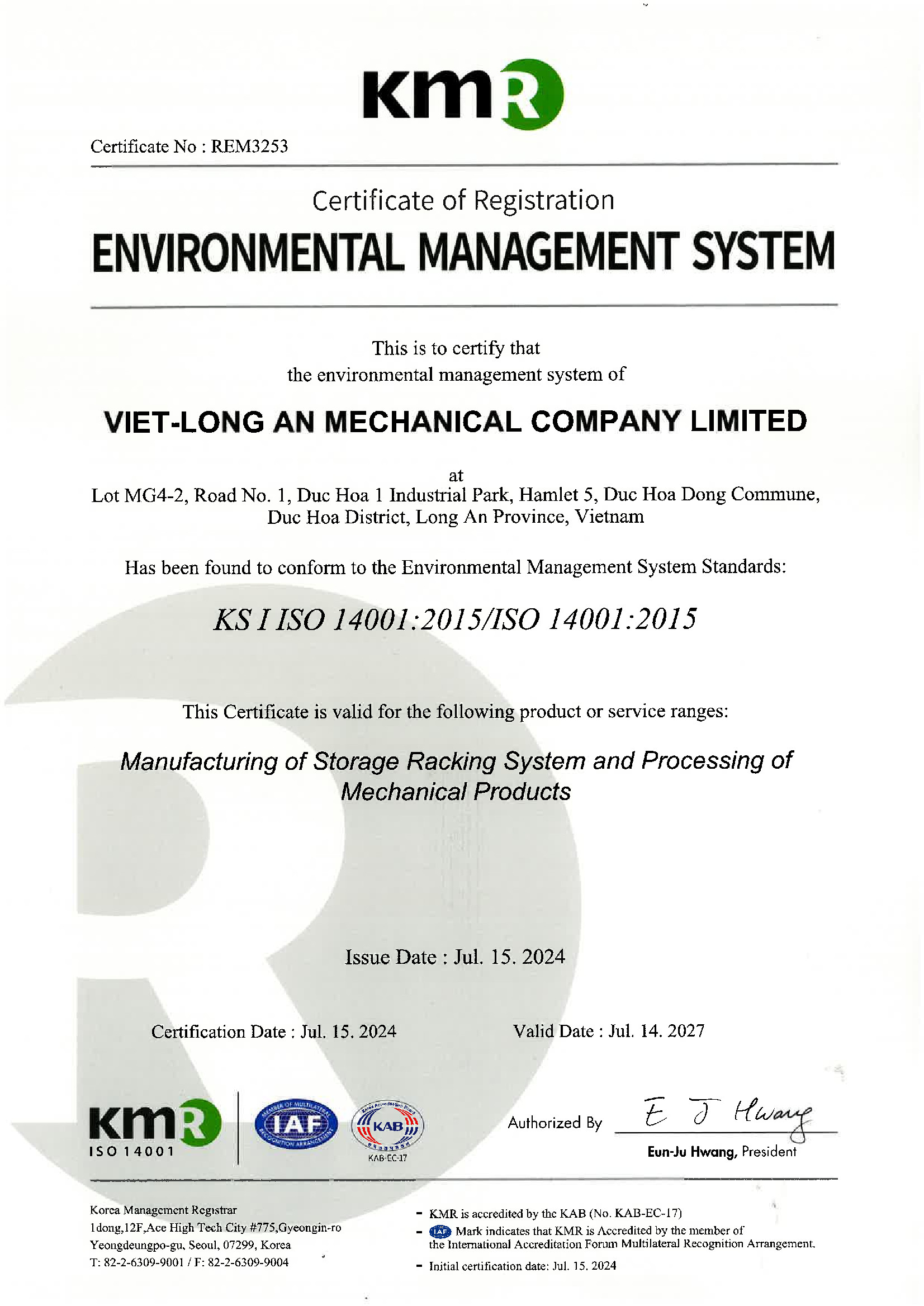Certification 1