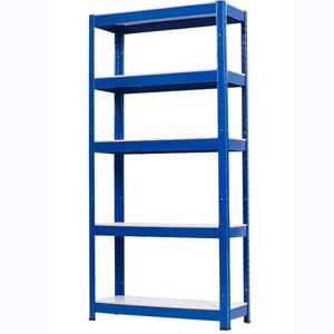 Industrial 5-Layer Corrosion Protected Steel Warehouse Rack Boltless Assembly Storage Shelf