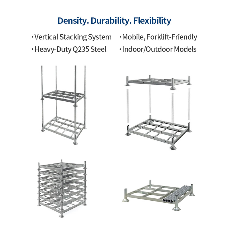 Post Pallet Rack Heavy Duty Stackable Removable Warehouse Hot-dip Galvanized Mild Steel Structure Rack Cargo &amp; Storage Equipment