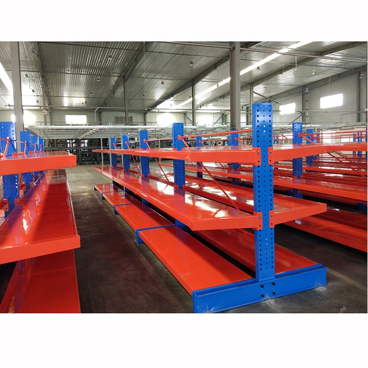 Cantilever Rack Industrial Oustomed Warehouse Racking Tube Cantileved Racks Storage Racks Cantilever Racking For Steel Stock
