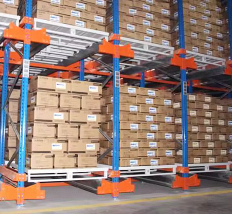 Heavy-Duty VNA Pallet Racking System Metal Drive-In Warehouse Rack Adjustable Features Chinese Supplier Factory Price Corrosion